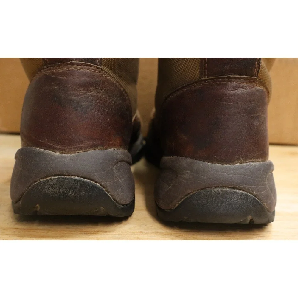 LL Bean BOA Technical Mens Brown Leather Waterproof Hunting Boots GoreTex Size 6